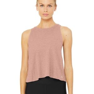 ALO Yoga Flow Tank Thermal Smoky Quartz - S